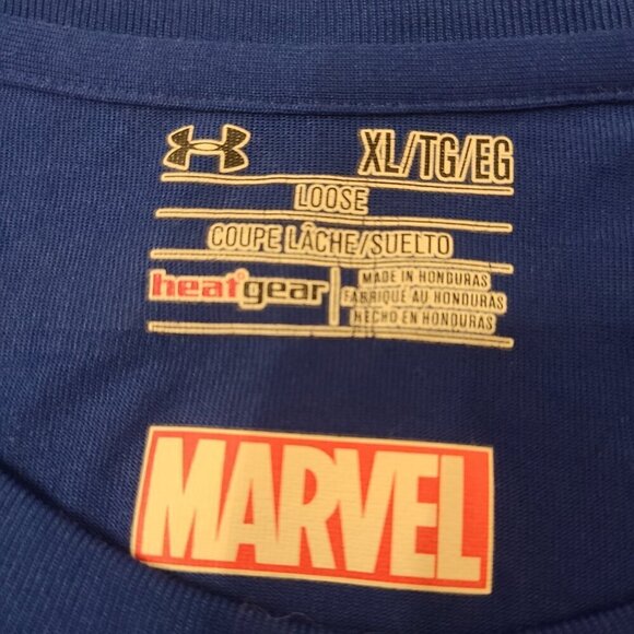 Under Armour Marvel Steve Rogers Alter Ego Captain America XL Shirt - Picture 2 of 16